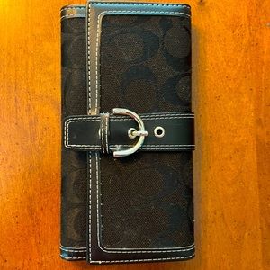 Black Coach Wallet